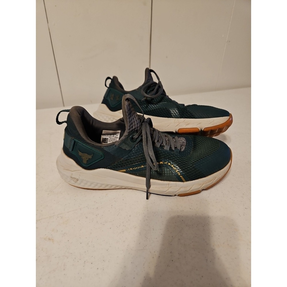 Under Armour Project Rock BSR 3 UFC 30 UA Green Shoes 3027578-300 Mens Size 10